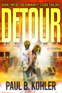 Detour, Clay Dobbs, Zombies, genetic engineering, humanity's edge, sci-fi book