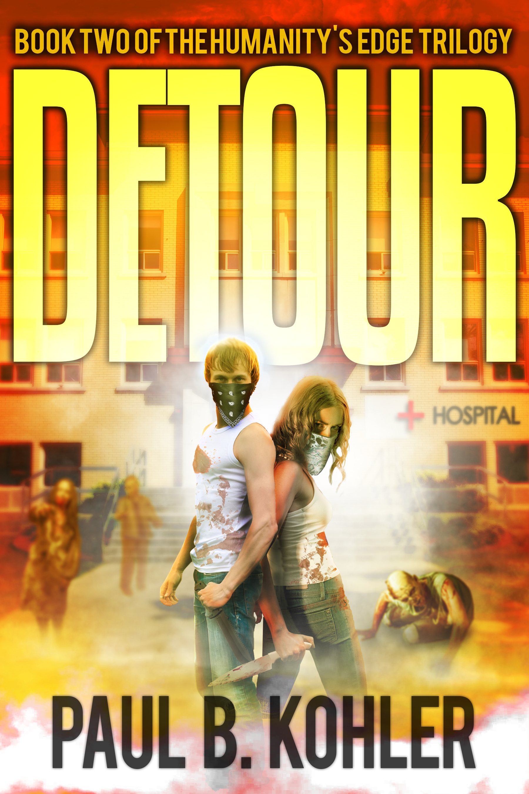 Detour, Clay Dobbs, Zombies, genetic engineering, humanity's edge, sci-fi book